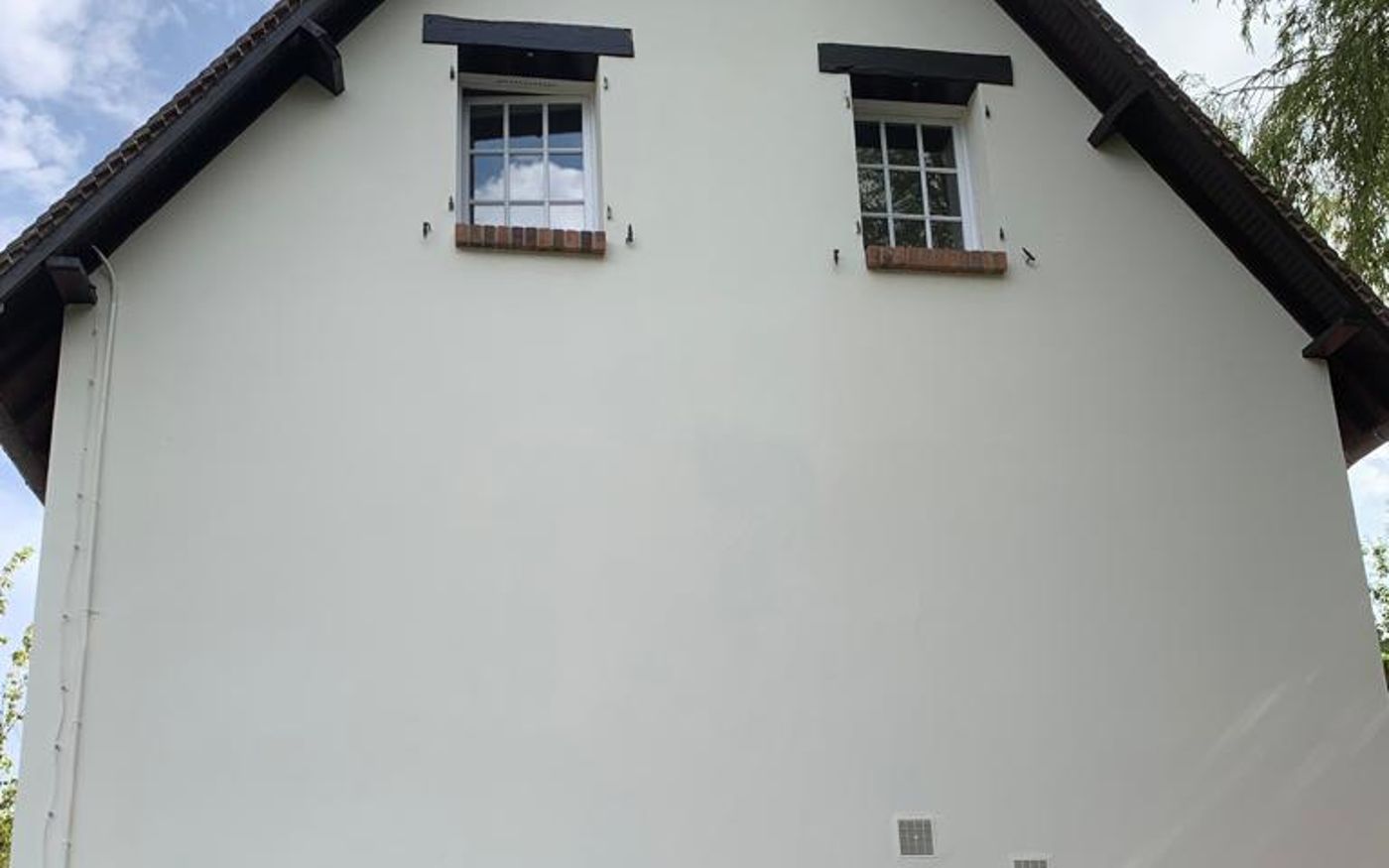 Ravalement facade crepi maison maisons laffitte yvelines après