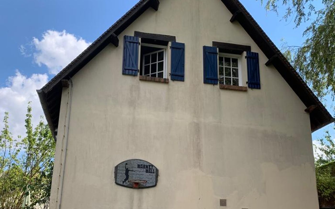 Ravalement facade crepi maison maisons laffitte yvelines avant