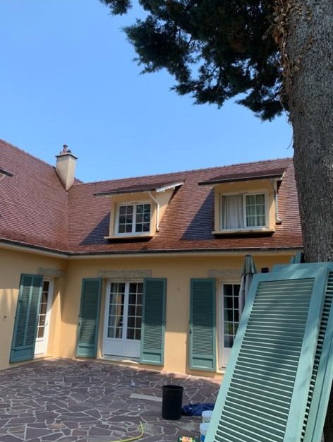 Peinture volets maisons laffitte 78600 yveline après