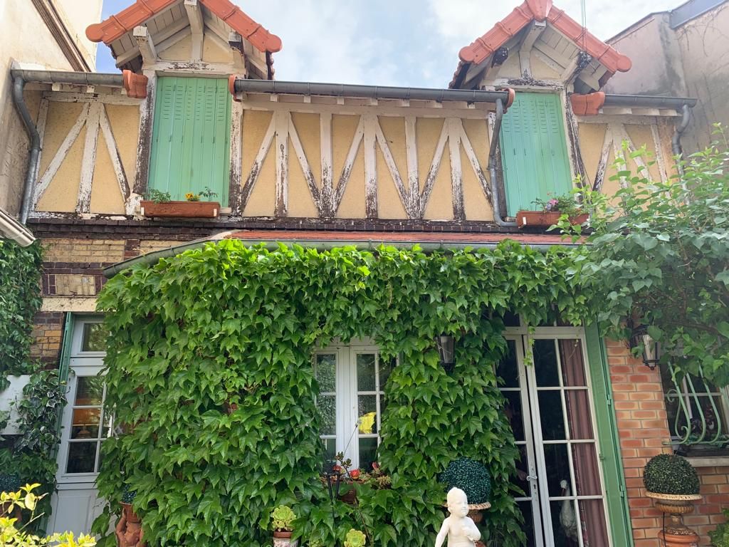 Ravalement facade crepi maison maisons laffitte yvelines avant