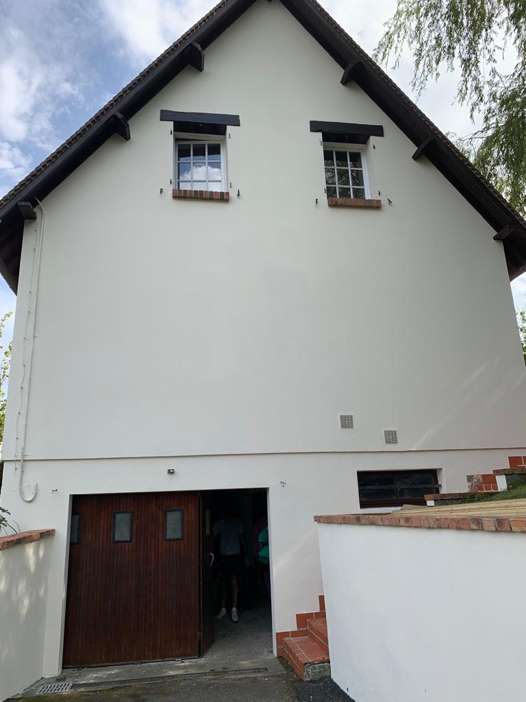 Ravalement facade crepi maison maisons laffitte yvelines après